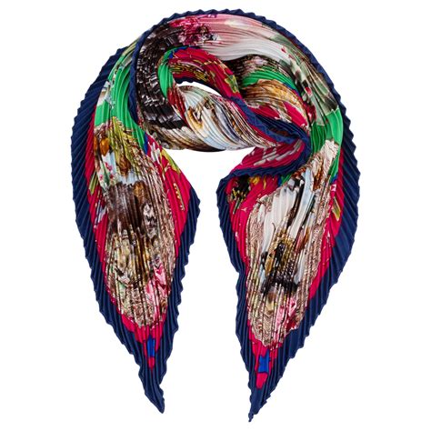 hermes scarf cheaper than america|Hermes pleated scarf price.